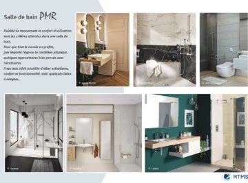 Planche tendance salle de bain PMR - RTMS